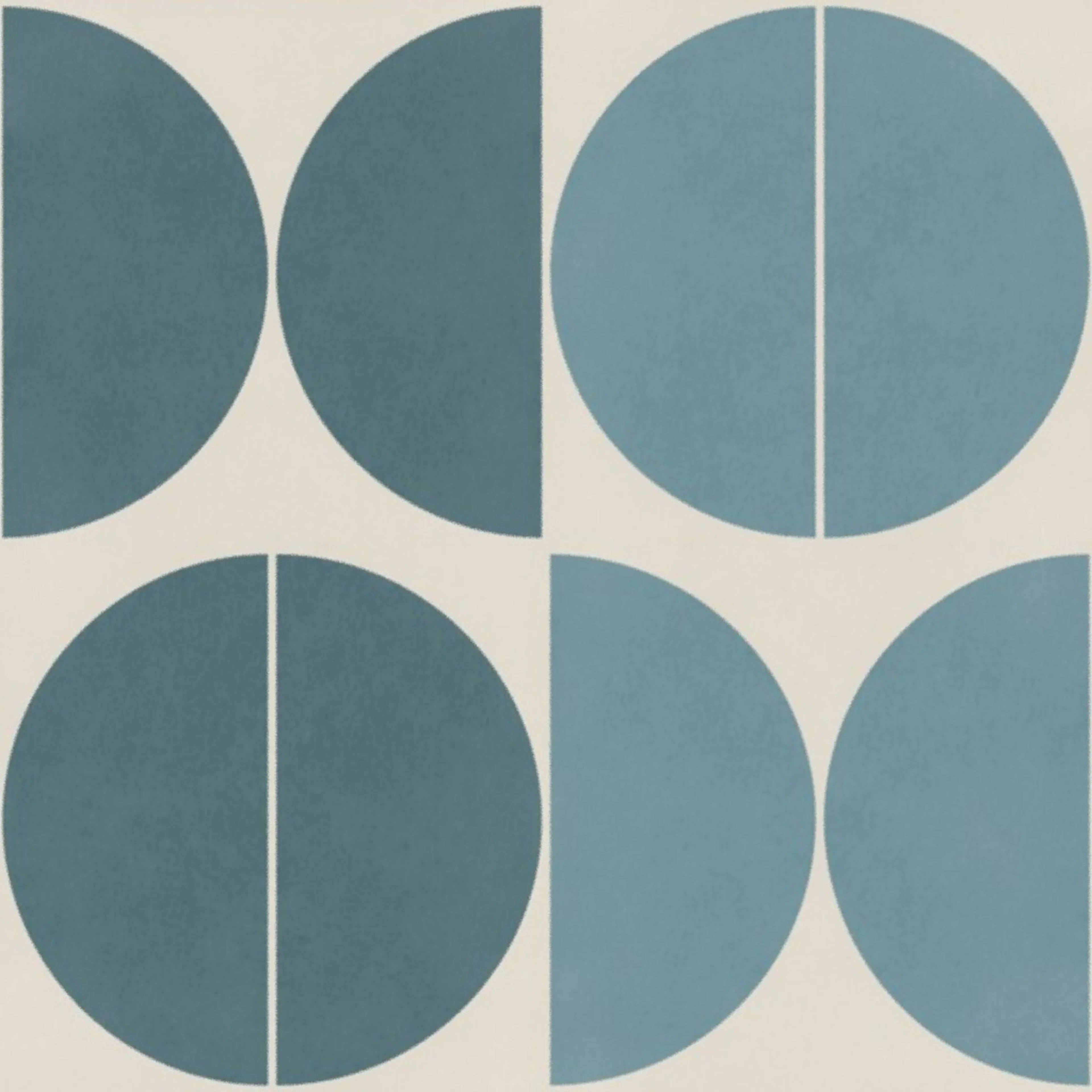 Wallpaper in Bauhaus Balance - duck egg blue on cream by perrinphilippa