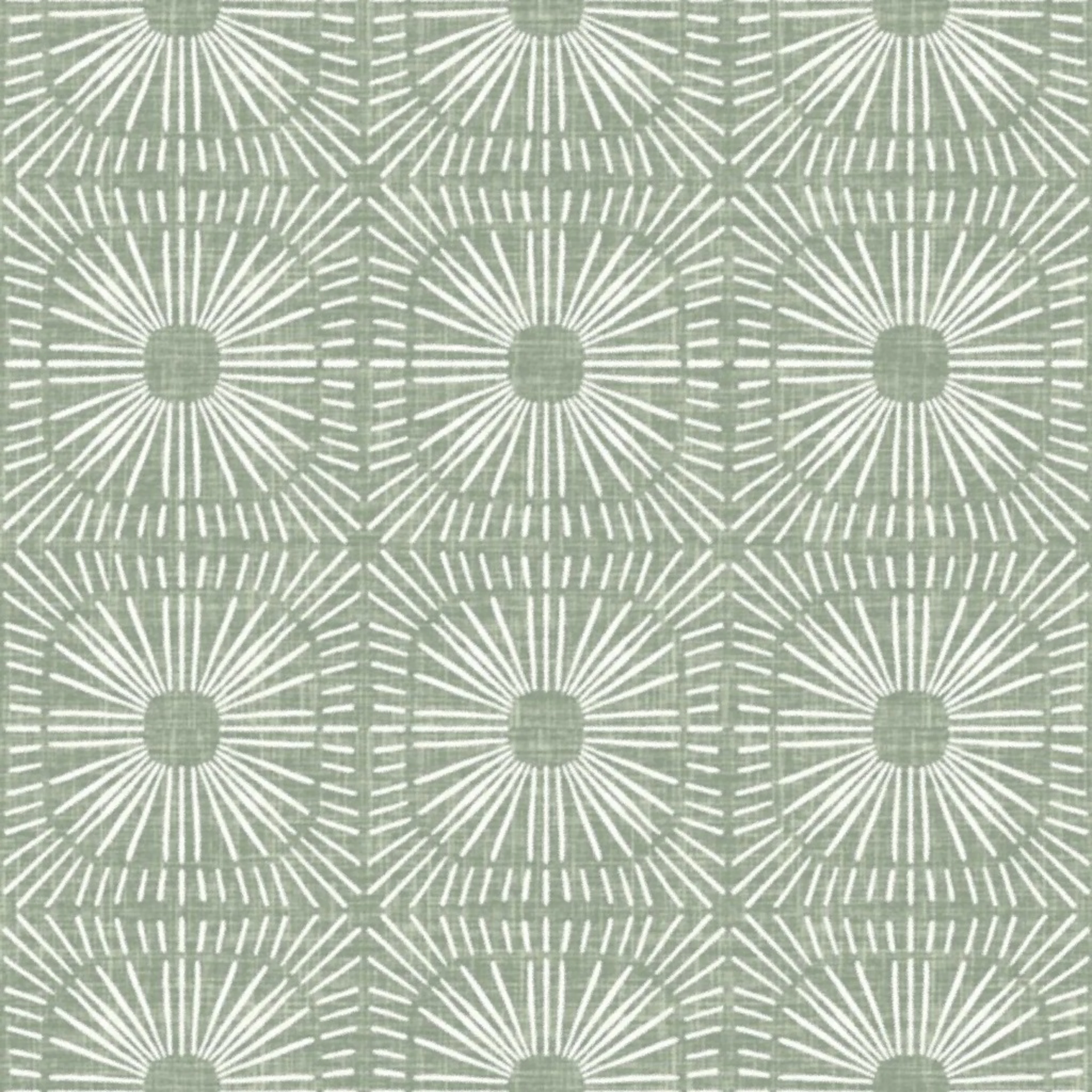 Sage green abstract geometric printed fabric