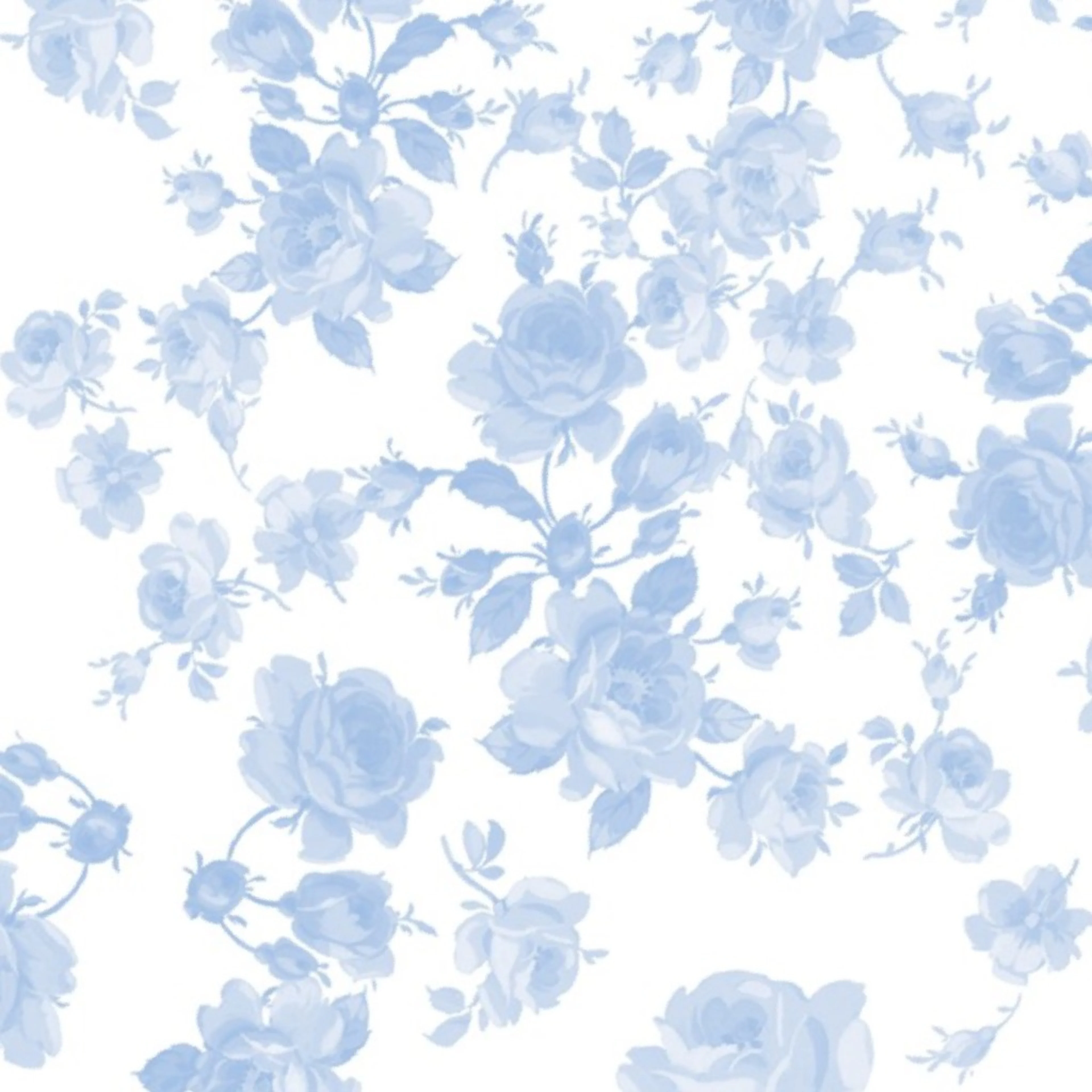 Saint Colette June Roses faded blueberry Wallpaper by lilyoake.