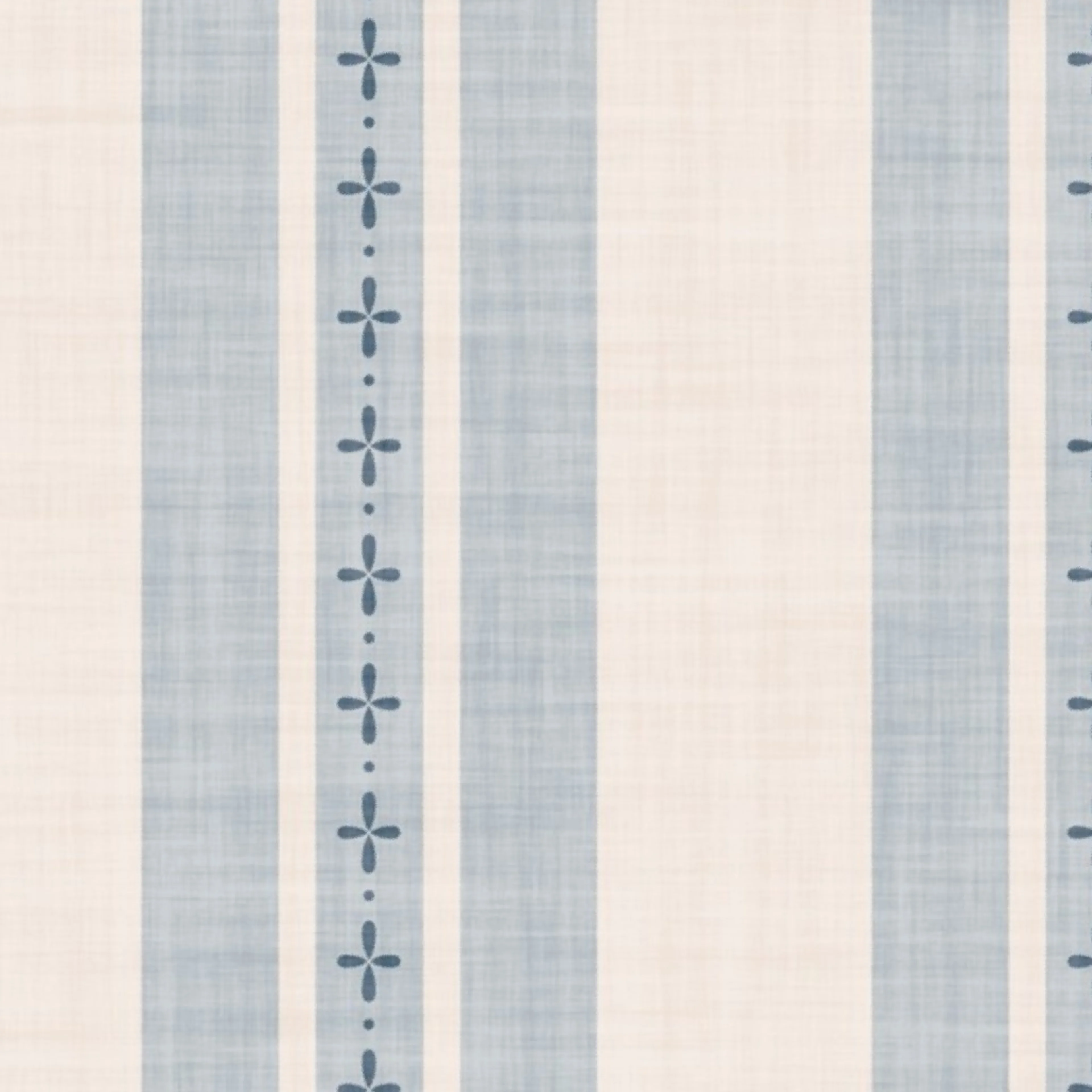 Wallpaper in Linen look rustic farmhouse ticking stripe by little_forest_atelier